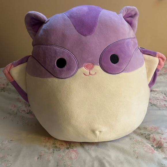 Squishmallow joy purple flying squirrel 14 inch - Picture 4 of 6